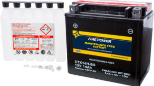 FIRE POWER BATTERY CTX14H-BS MAINTENANCE FREE