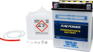 FIRE POWER BATTERY W/ACID CB14L-A2 12V HEAVY DUTY