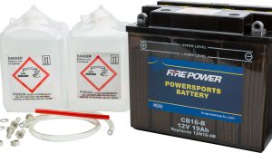 FIRE POWER BATTERY W/ACID CB16-B 12V HEAVY DUTY