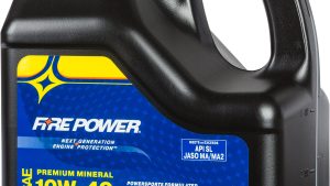 FIRE POWER MINERAL OIL 4T 10W40GAL 4/CASE