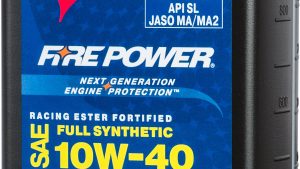 FIRE POWER SYNTHETIC OIL W/ ESTER 4T 10W40 1QT 12/CASE