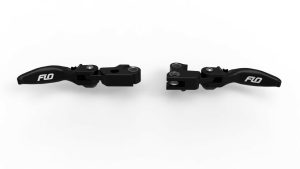 FLO MOTORSPORTS SHORTY MX LEVER SET BLACK `23-24 CVO