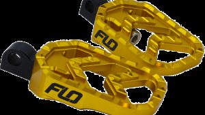 FLO MOTORSPORTS SAVAGE SERIES FOOTPEGS GOLD