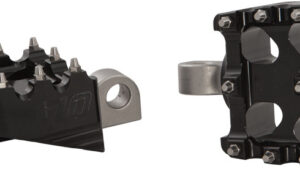 FLO MOTORSPORTS MOTO STYLE FOOTPEG SET BLACK 2"X3.125"