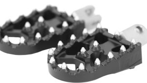 FLO MOTORSPORTS MOTO STYLE FOOTPEG SET BLACK FTR 1200