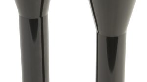 FORBIDDEN MOTO BAR RISER 11" BLACK W/GAUGE MOUNT TABS