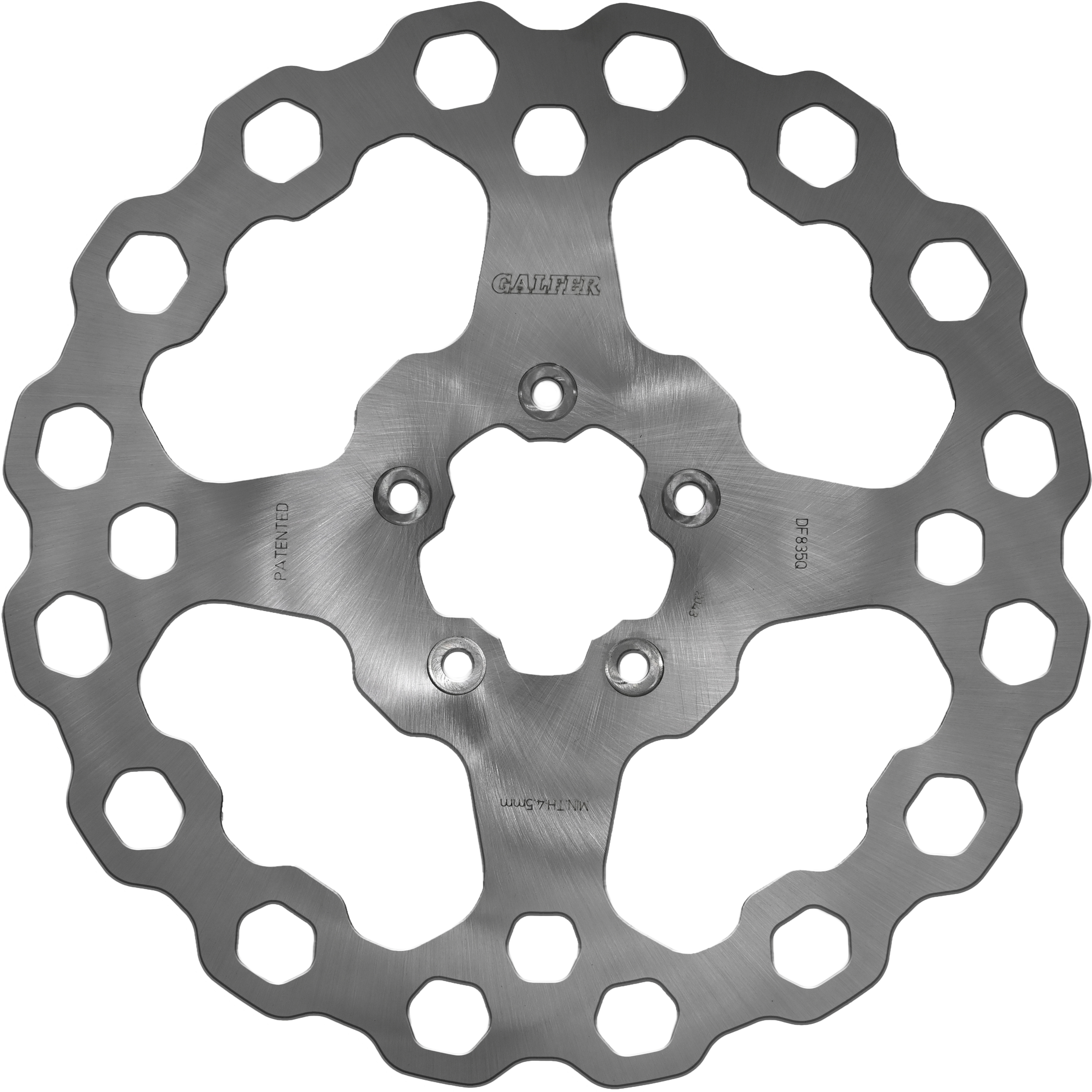 GALFER ROTOR 11.8" SOLID CUBIQ FR STAINLESS