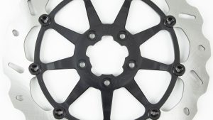 GBrakes ROTOR 13" FLOATING WAVE RADIAL FR BLACK