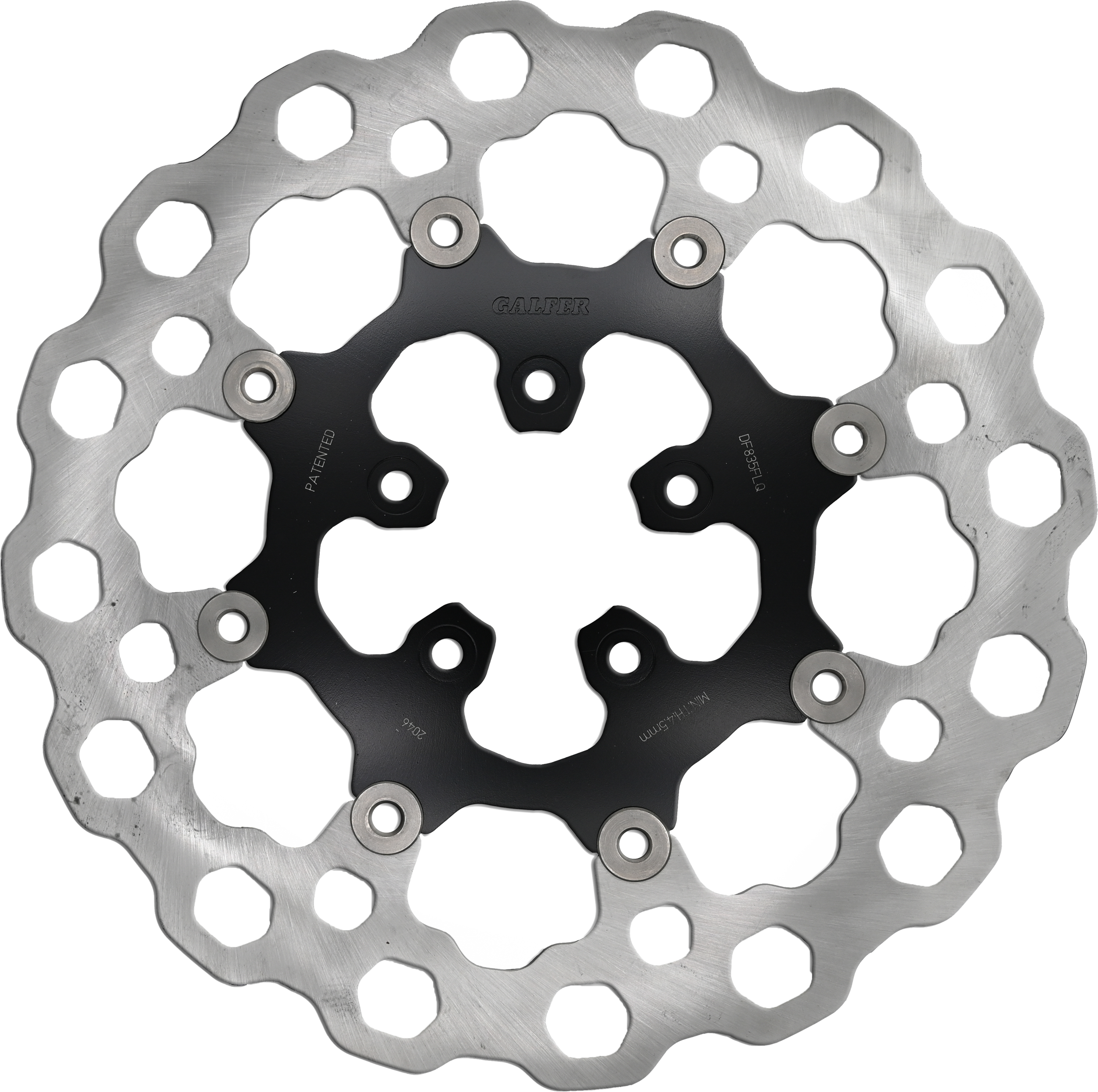 GBrakes ROTOR 11.8" FLOATING CUBIQ FR BLACK