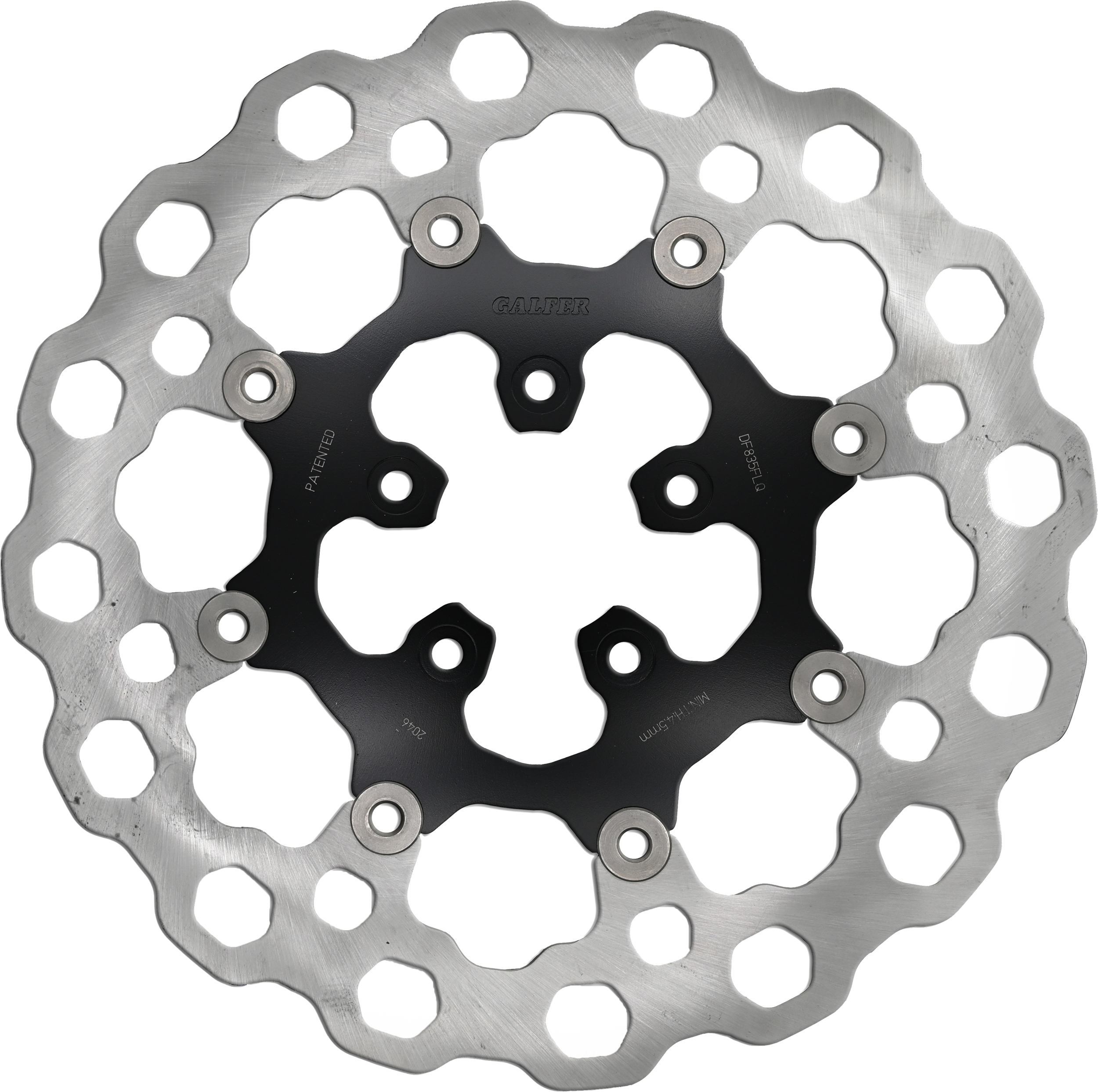 GBrakes ROTOR 12.5" FLOATING CUBIQ FR BLACK