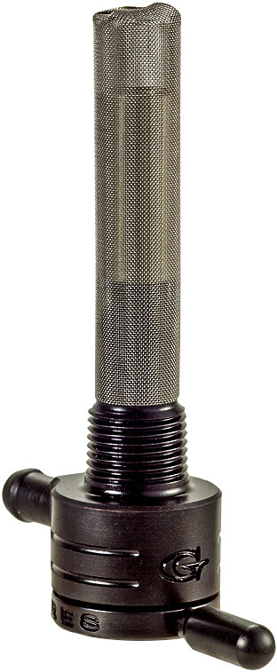 GOLAN 3/8 NPT PETCOCK STRAIGHT BLACK 5/16 HOSE