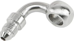 GOODRIDGE 90 DEGREE BANJO CHROME 3/8"