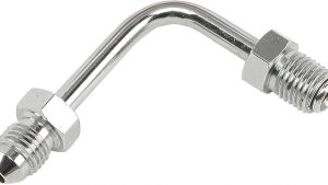 GOODRIDGE JIC TO -3 TUBE ADAPTER 90 DEGREE SHORT CHROME 3/8"