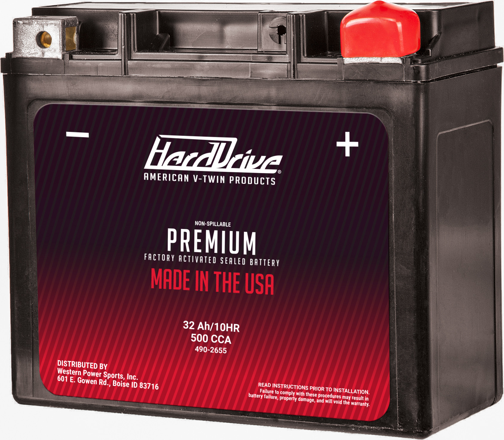 HARDDRIVE PREMIUM BATTERY GYZ32HL / YIX30L CCA 500