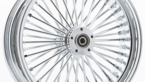 HARDDRIVE RR 48-SPK CHROME 18X4.25 BT/XL-HUB 3/4" AXL 00 LTR