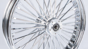 HARDDRIVE FR 48-SPK DD CHROME 21X3.5 FLT-HUB 1" AXL 00 LTR