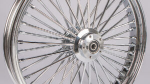 HARDDRIVE FR 48-SPK DD CHROME 23X3.5 WG-HUB 3/4" AXL 00 LTR