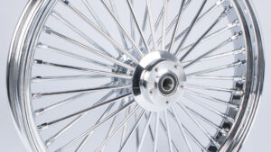 HARDDRIVE FR 48-SPK DD CHROME 23X3.5 WG-HUB 1" AXL 00 LTR