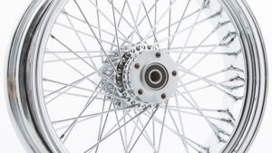 HARDDRIVE RR 60-SPK CHROME 18X5.5 WIDE-HUB 1" AXL 00 LTR