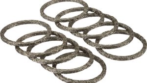 HARDDRIVE EXHAUST PORT GASKET RACE 10/PK