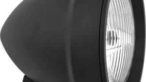 HARDDRIVE 5.75" HEADLIGHT BOTTOM MOUNT BULLET TEXTURED BLACK