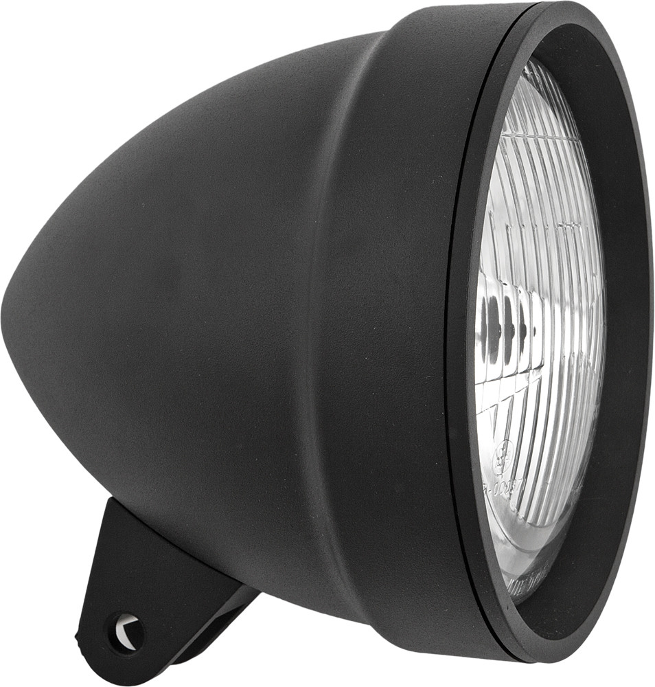 HARDDRIVE 5.75" HEADLIGHT BOTTOM MOUNT BULLET TEXTURED BLACK