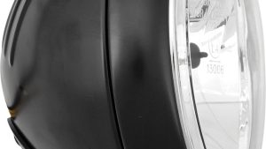 HARDDRIVE 7" HEADLIGHT GROOVED 60/55W BLACK