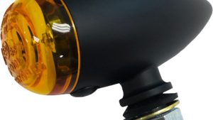 HARDDRIVE LED BULLET MARKER LIGHT BLACK W/AMBER LENS