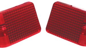 HARDDRIVE CORNER REPLACEMENT LIGHT LENS RED KING TOUR PACK