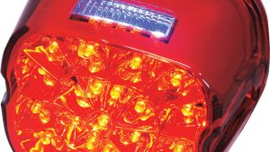 HARDDRIVE LAYDOWN LED TAILLIGHT RED LENS