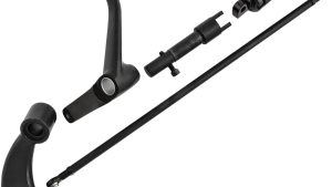 HARDDRIVE FORWARD CONTROL KIT XL 04-13 BLK W/RUBBER BAND PEGS