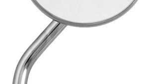 HARDDRIVE 3" ROUND MIRROR W/4" STEM CHROME L/R