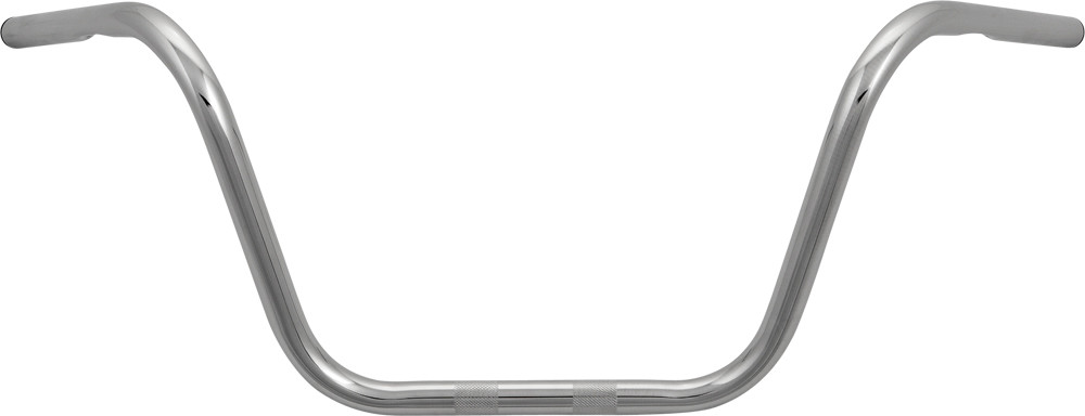 HARDDRIVE 1" BUCKHORN-BAR 10" RISE CHROME
