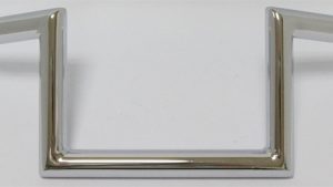 HARDDRIVE 1" Z-BAR DIMPLED 6" CHROME