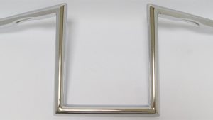 HARDDRIVE 1" Z-BAR DIMPLED 10" CHROME