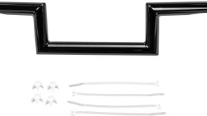 HARDDRIVE 1" Z-BAR DIMPLED 4" GLOSS BLACK