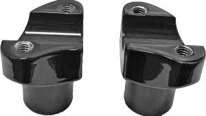 HARDDRIVE H-BAR RISERS 2" STRAIGHT BLACK