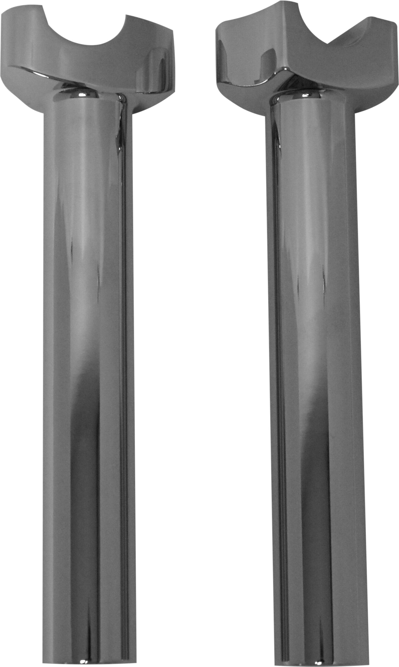 HARDDRIVE H-BAR RISERS 8.5" STRAIGHT CHROME