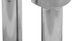 HARDDRIVE H-BAR RISERS 4.5" STRAIGHT CHROME