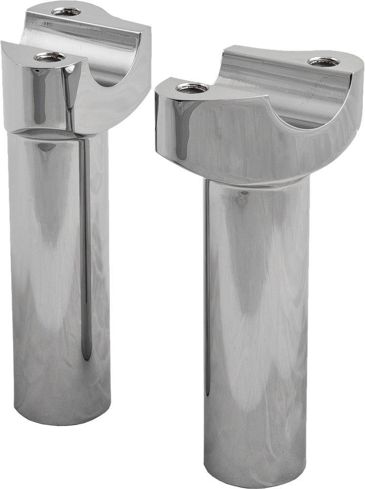 HARDDRIVE H-BAR RISERS 4.5" STRAIGHT CHROME