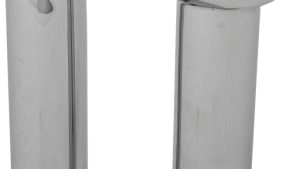 HARDDRIVE H-BAR RISERS 5.5" STRAIGHT CHROME