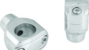 HARDDRIVE 2" GROOVED CHROME RISERS