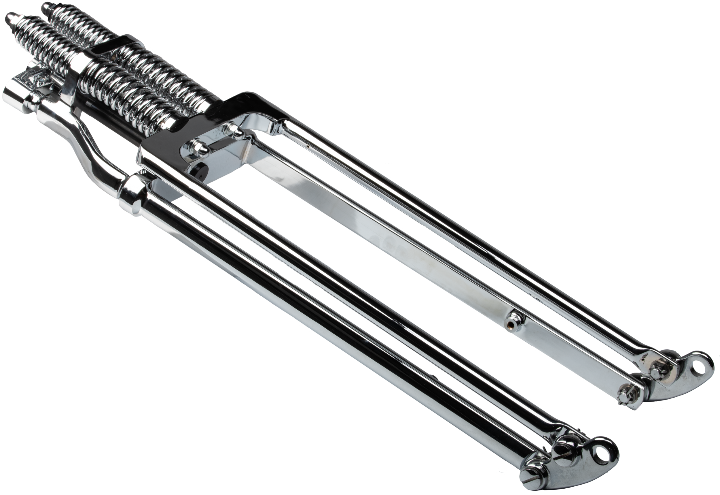 HARDDRIVE SPRINGER FORK TAPERED LEG +6 CHROME