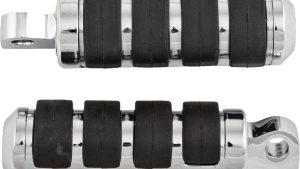 HARDDRIVE PASSENGER FOOTPEGS MALE MOUNT CHROME