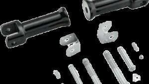 HARDDRIVE PASSENGER PEG MOUNT BLACK M8 MODELS OE 50500771