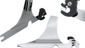 HARDDRIVE DETACHABLE SIDE PLATES CHROME SOFTAIL