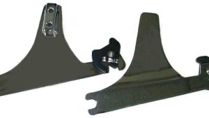 HARDDRIVE DETACHABLE SIDE PLATES CHROME SOFTAIL 84-99 EXCEPT FLSTS