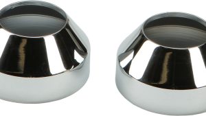 HARDDRIVE FORK BOOT CAPS CHROME FX XL W/35MM