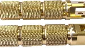 HARDDRIVE RIDER FOOTPEGS RETRO BRONZE 2018-UP SOFTAIL MODELS