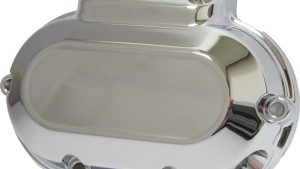 HARDDRIVE TRANS SIDE COVER CHROME 6 SPD TWIN CAM 07-17 & DYNA 06